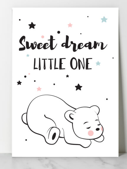 Affiche décorative chambre bébé
