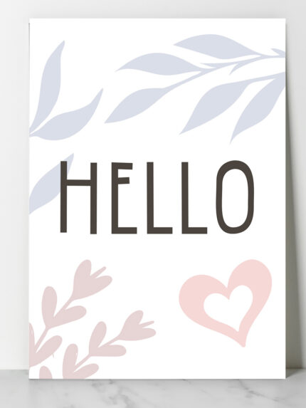 Affiche décorative chambre bébé