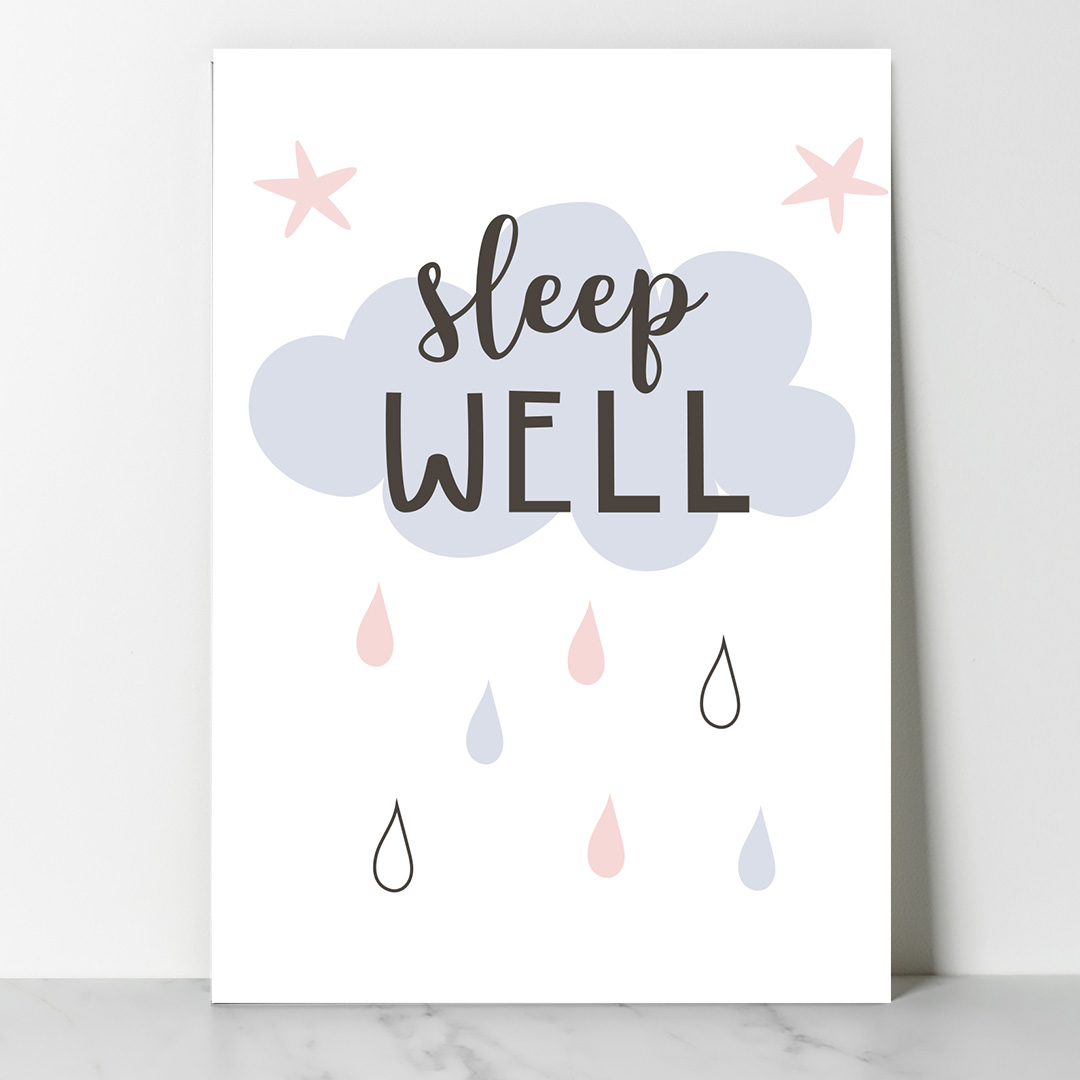 Main Affiche décorative chambre bébé