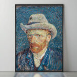Affiche Autoportrait au chapeau de feutre – Vincent Van Gogh