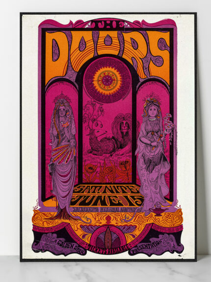 Affiche The Doors Algérie Dzeco