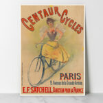 Affiche vintage Centaur Cycles – Paris, 9, avenue de la Grande Armée (1898)