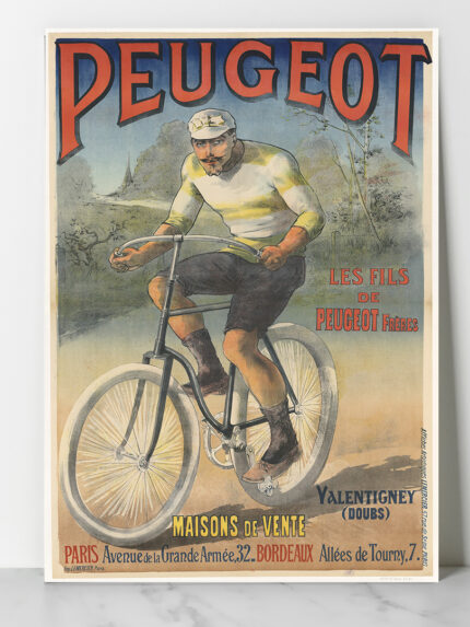 Peugeot. Les fils de Peugeot frères. Valentigney (Doubs) 1892 Dzeco Algérie Vintage