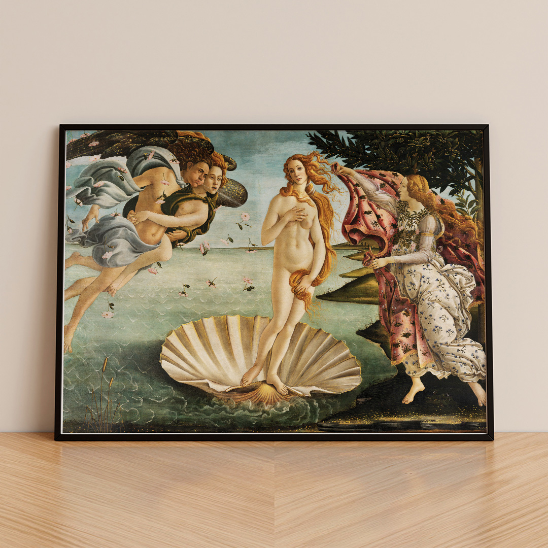Oeuvres-iconique LV01 Sandro Botticelli's The Birth of Venus (1485) aesthetic painting