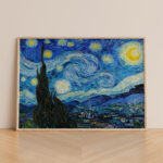 Affiche La Nuit étoilée – Vincent Van Gogh 1889 – Image 2