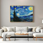 Affiche La Nuit étoilée – Vincent Van Gogh 1889 – Image 5