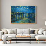 Affiche La Nuit étoilée – Vincent Van Gogh 1888 – Image 2