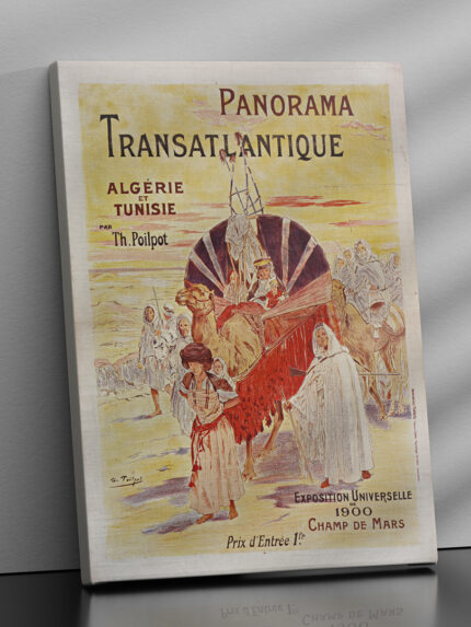 Affiche vintage Algérie collection Dzeco Art