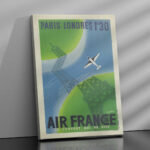 Affiche Air France Paris Londres 1h30 – Le confort qui va vite 1936 – Image 2