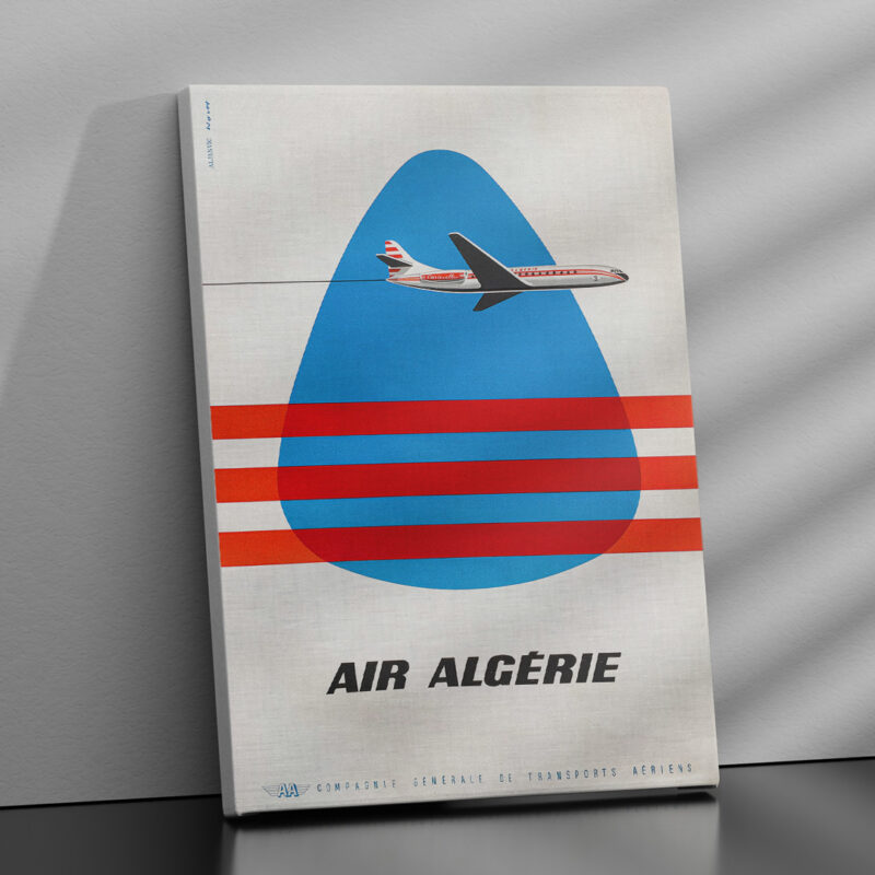 Affiche vintage Algérie collection Dzeco Art