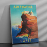 Affiche Vintage Air France - Corse 1949 – Image 2