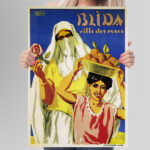 Affiche vintage style rétro Algérie - Dzeco Art