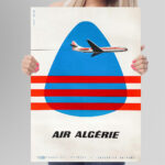 Affiche vintage Algérie collection Dzeco Art