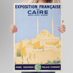 Affiche Le Caire – Exposition Française 1929 – Parc Gezireh – Image 3