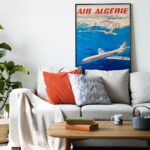 Affiche vintage Algérie collection Dzeco Art