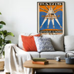 Affiche Vintage Paris – Marseille – Afrique du Nord 1930 | PLM – Image 4