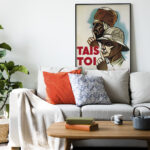 Affiche vintage style rétro Algérie - Dzeco Art