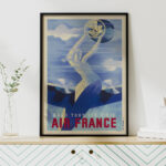 Affiche Air France – Dans tous les ciels – Roger de Valerio – Image 8