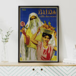 Affiche vintage style rétro Algérie - Dzeco Art