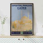 Affiche Le Caire – Exposition Française 1929 – Parc Gezireh – Image 5