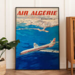 Affiche vintage Algérie collection Dzeco Art