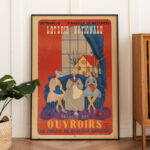 Affiche vintage Loterie Nationale 20e Tranche – 1942 – Image 8