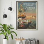 Affiche Ligue maritime française – Exposition Bordeaux 1907 – Image 7