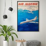 Affiche vintage Algérie collection Dzeco Art