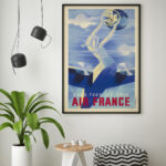 Affiche Air France – Dans tous les ciels – Roger de Valerio – Image 9