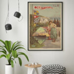 Affiche P.L.M. Cie Gle Transatlantique Alger – Hugo d’Alési – Image 7