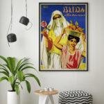 Affiche vintage style rétro Algérie - Dzeco Art