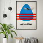 Affiche vintage Algérie collection Dzeco Art