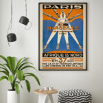 Affiche Vintage Paris – Marseille – Afrique du Nord 1930 | PLM – Image 7