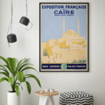 Affiche Le Caire – Exposition Française 1929 – Parc Gezireh – Image 7