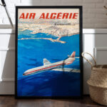 Affiche vintage Algérie collection Dzeco Art