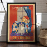 Affiche vintage Loterie Nationale 20e Tranche – 1942 – Image 4