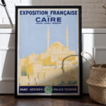 Affiche Le Caire – Exposition Française 1929 – Parc Gezireh – Image 8