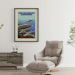 Affiche Air Algérie CGTA 1953 – Quadrimoteurs DC-4 – Image 8