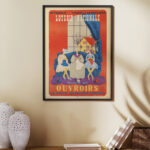 Affiche vintage Loterie Nationale 20e Tranche – 1942 – Image 9