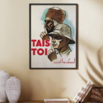 Affiche vintage style rétro Algérie - Dzeco Art