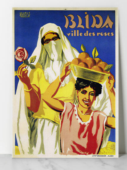 Vintage - Algérie - Blida Ville des roses DzecoArt