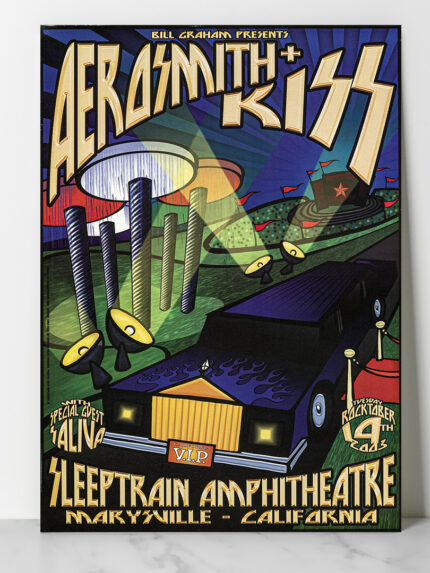 Aerosmith and others, Sleep Train Amphitheatre, October 14, 2003 DzecoArt