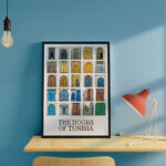 Affiche Vintage Tunisie | Portes Traditionnelles Mosaïque – Image 3