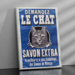 Affiche Vintage Savon le Chat - Marseille 1895 | Dzeco Art – Image 2