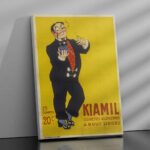 Affiche vintage Algérie 1930 – 25 cigarettes Kiamil - Dzeco Art – Image 2