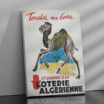 Affiche Vintage Loterie Algérienne - Touchez ma Bosse | Dzeco Art – Image 2