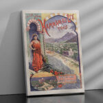 Affiche Vintage Tunisie Hammam-el-Lif 1895 | Emile Levy – Image 2