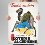 Affiche Vintage Loterie Algérienne - Touchez ma Bosse | Dzeco Art – Image 3