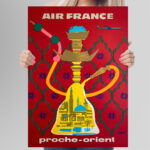 Affiche Air France Proche-Orient Vintage - Eric | Dzeco.art – Image 3