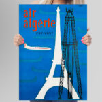 Affiche Air Algérie Caravelle Vintage - Najou | Dzeco.art – Image 3